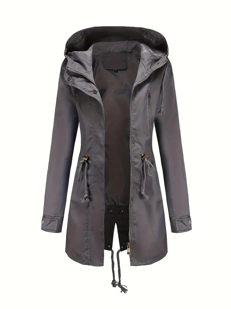 Veronika | Lässige Leichte Kapuzenjacke mit Taschen Damen