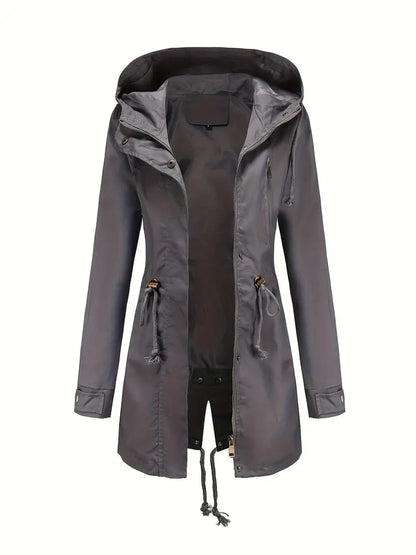 Veronika | Lässige Leichte Kapuzenjacke mit Taschen Damen