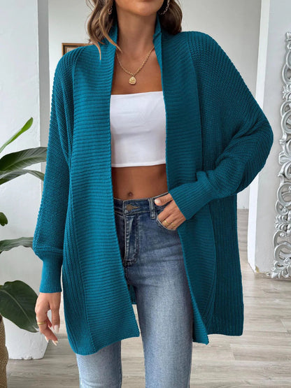 Lara | Damen Winter Strickcardigan mit Offener Front