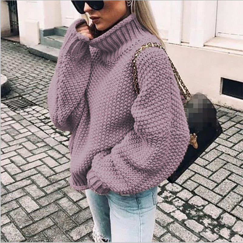 Natascha | Damen Übergroßer Rollkragenpullover