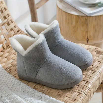 Daniela | Damen Plüsch Winter-Hausschuhe mit Weichem Futter