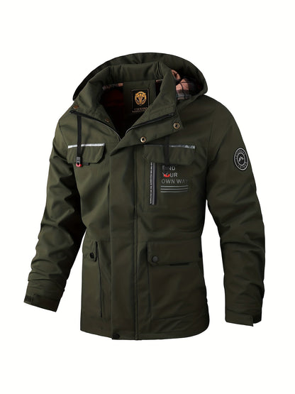 Klaus | Herren Wasserdichte Winterjacke mit Kapuze