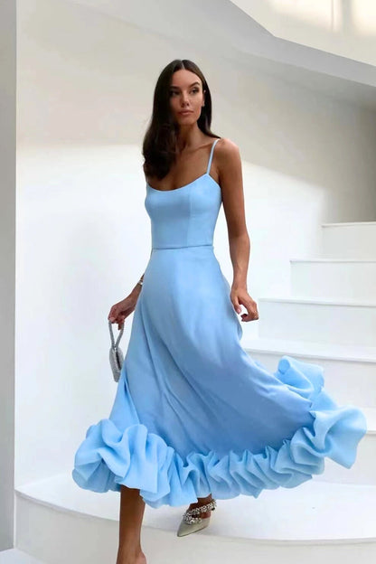 Maria | Damen Charmantes Abend- und Hochzeitsgastkleid