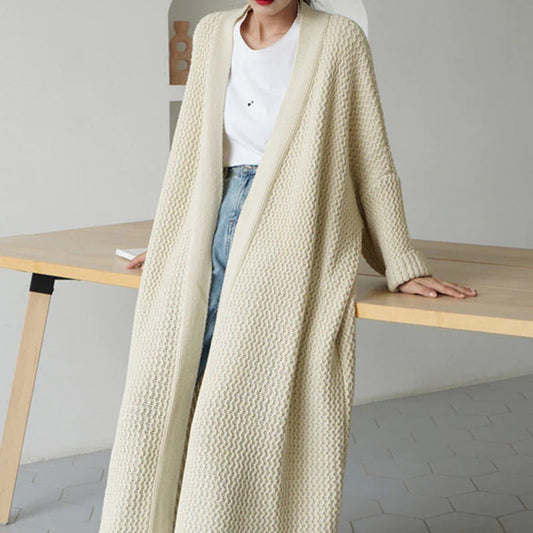 Anke | Grobstrick Cardigan für Damen Schichtung