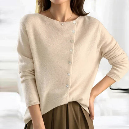 Sabina | Strickpullover mit Knöpfen Damen