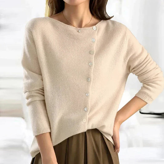 Sabina | Strickpullover mit Knöpfen Damen