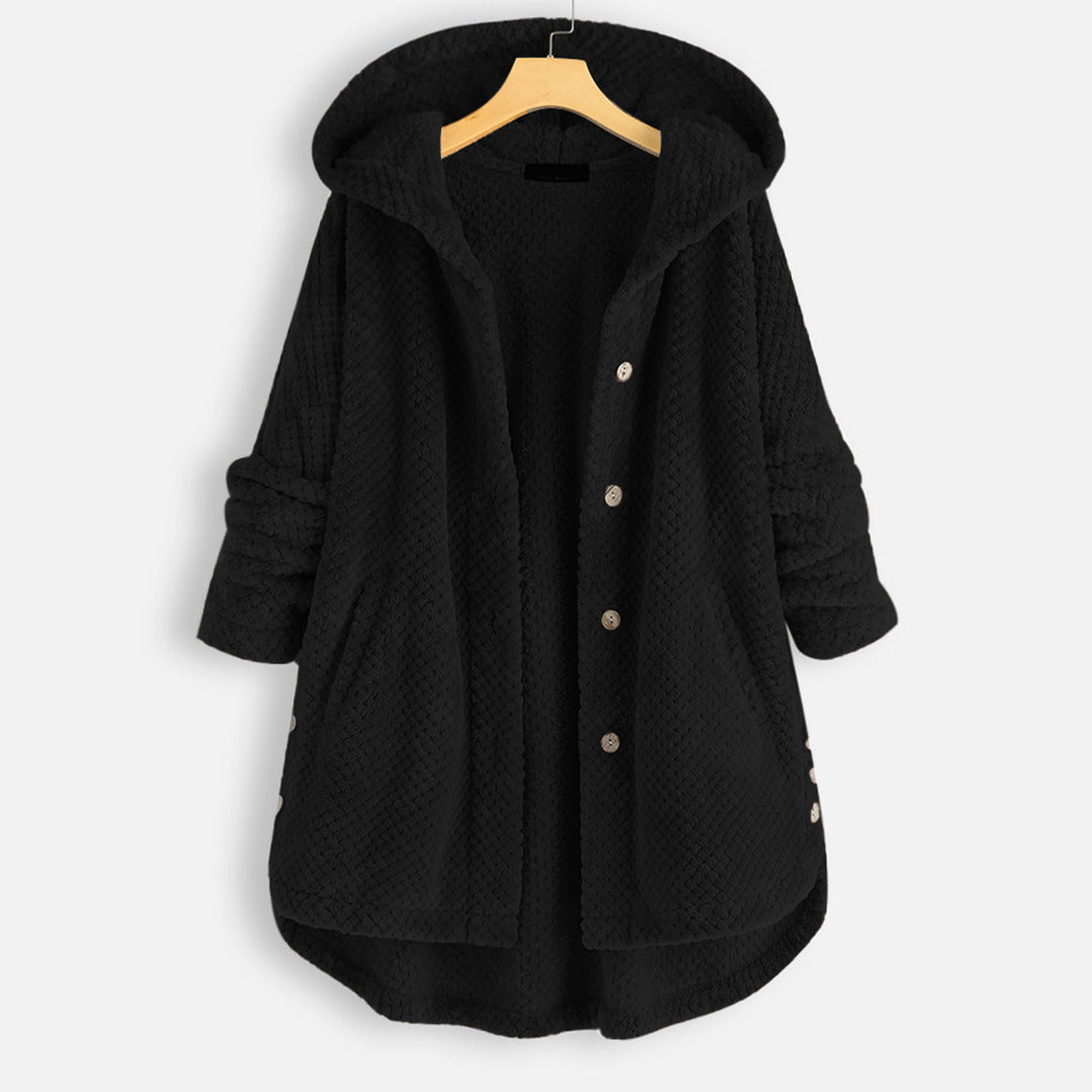 Bettina | Damen Fleece Cardigan mit Knöpfen