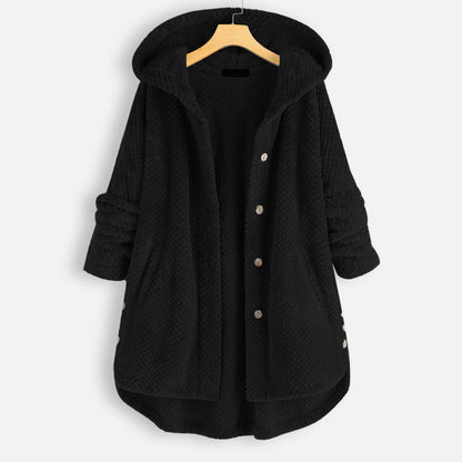 Bettina | Damen Fleece Cardigan mit Knöpfen