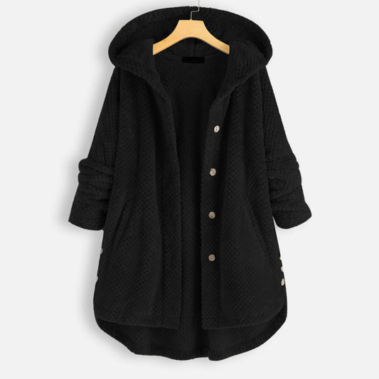 Bettina | Damen Fleece Cardigan mit Knöpfen