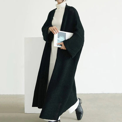 Anke | Grobstrick Cardigan für Damen Schichtung