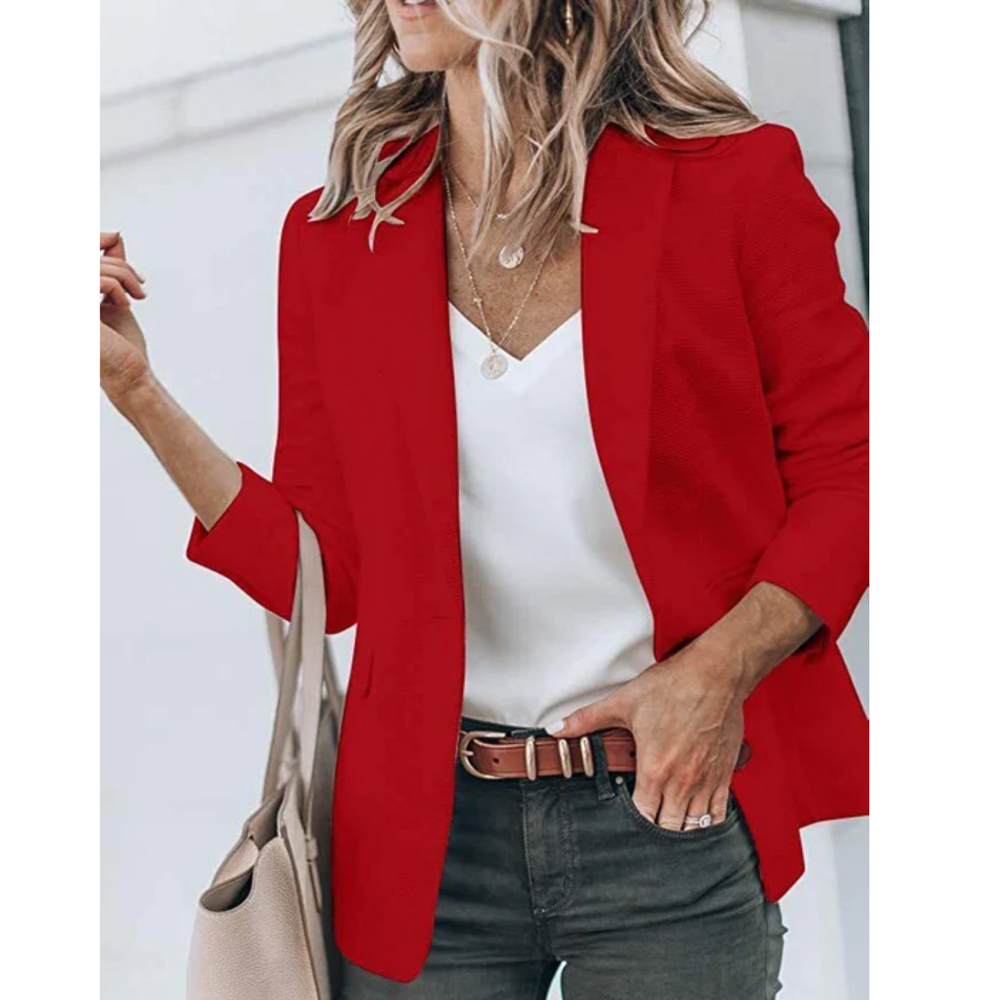 Anna | Damen Freizeit Blazer mit offenem Frontdesign fürs Büro