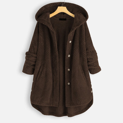 Bettina | Damen Fleece Cardigan mit Knöpfen