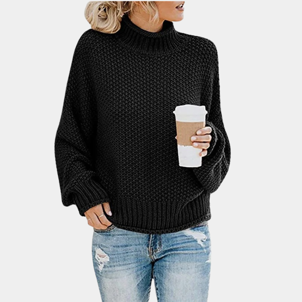Johanna | Damen Langarm Rollkragenpullover