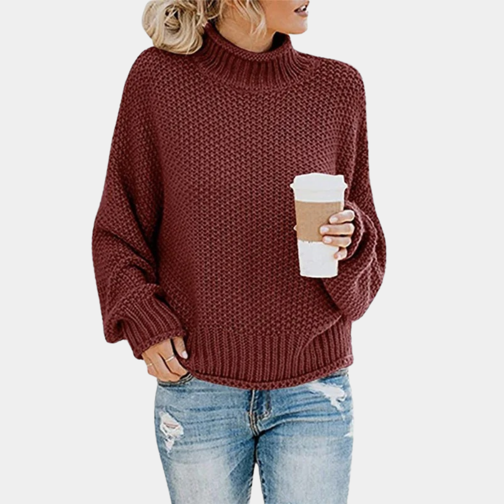 Johanna | Damen Langarm Rollkragenpullover