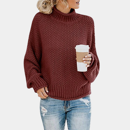 Johanna | Damen Langarm Rollkragenpullover