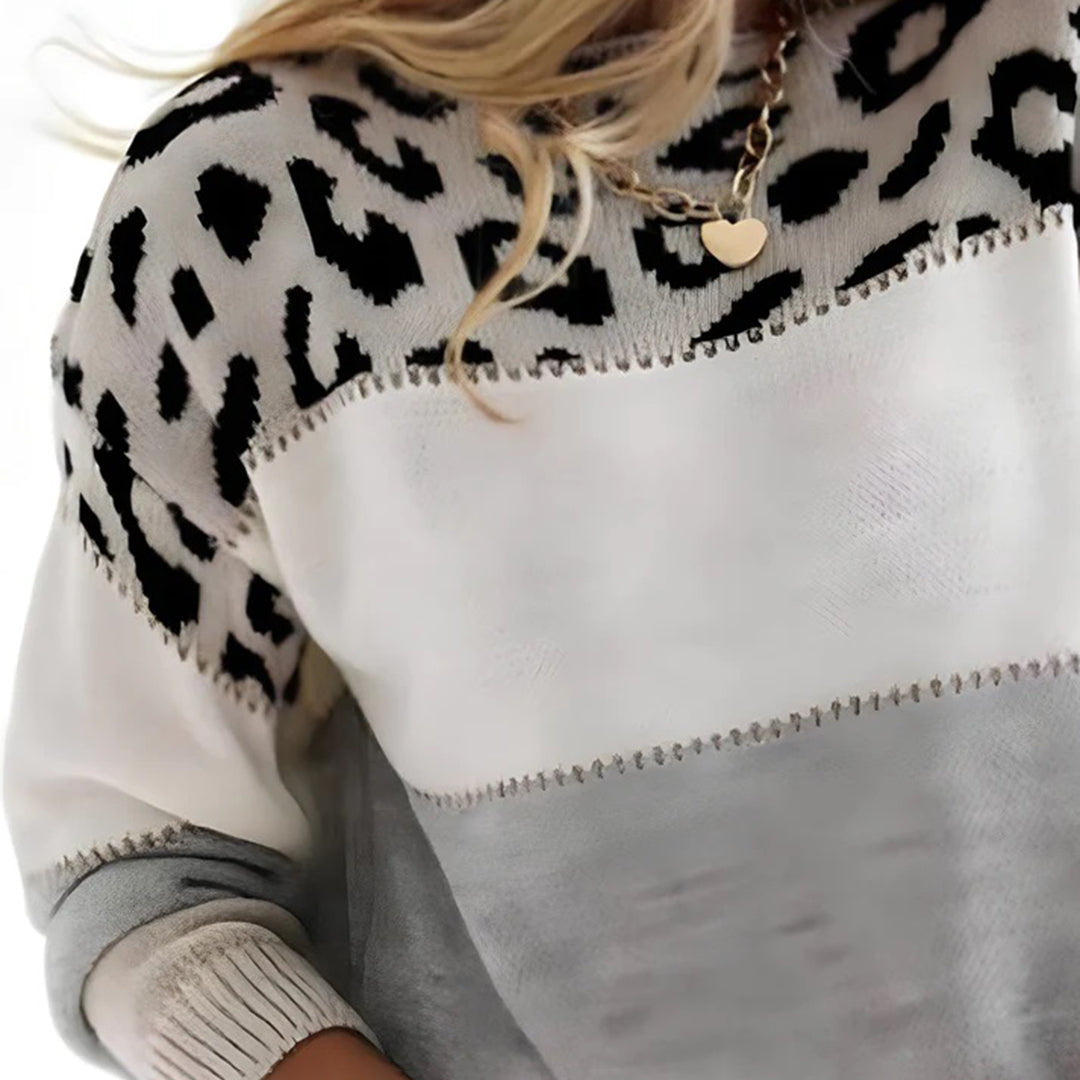 Emilia | Lässiger Damen Zip Pullover mit Kordelzug Kapuze