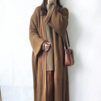 Anke | Grobstrick Cardigan für Damen Schichtung