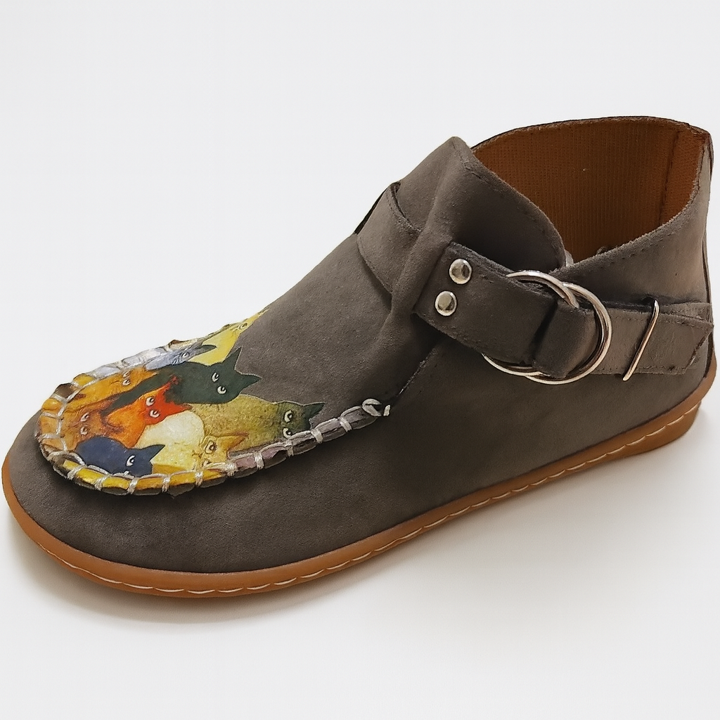 Beatrice | Damen Winter Wildlederstiefel mit Fütterung aus Fell