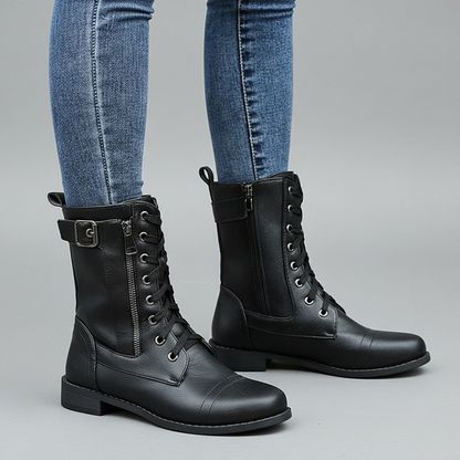 Ursula | Damen Orthopädische Stiefeletten Mit Seitlichem Reißverschluss