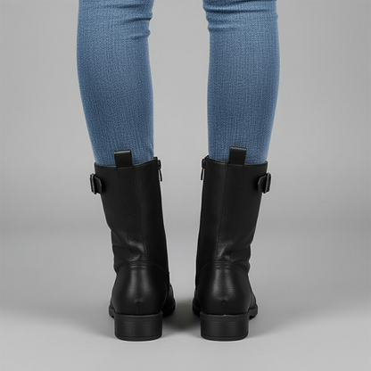 Ursula | Damen Orthopädische Stiefeletten Mit Seitlichem Reißverschluss