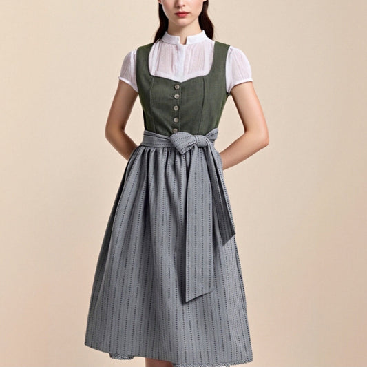 Andrea | Damen Traditionelles Bayerisches Dirndl für Oktoberfest