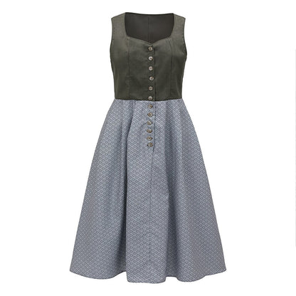Andrea | Damen Traditionelles Bayerisches Dirndl für Oktoberfest