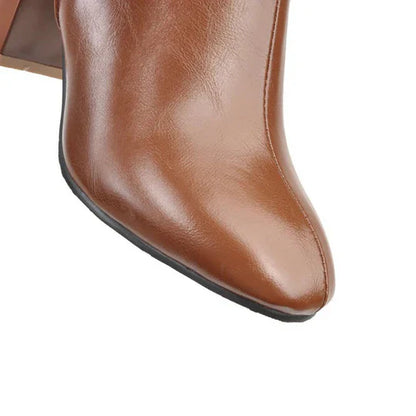 Claudia | Damen Winterstiefel mit hohem Absatz