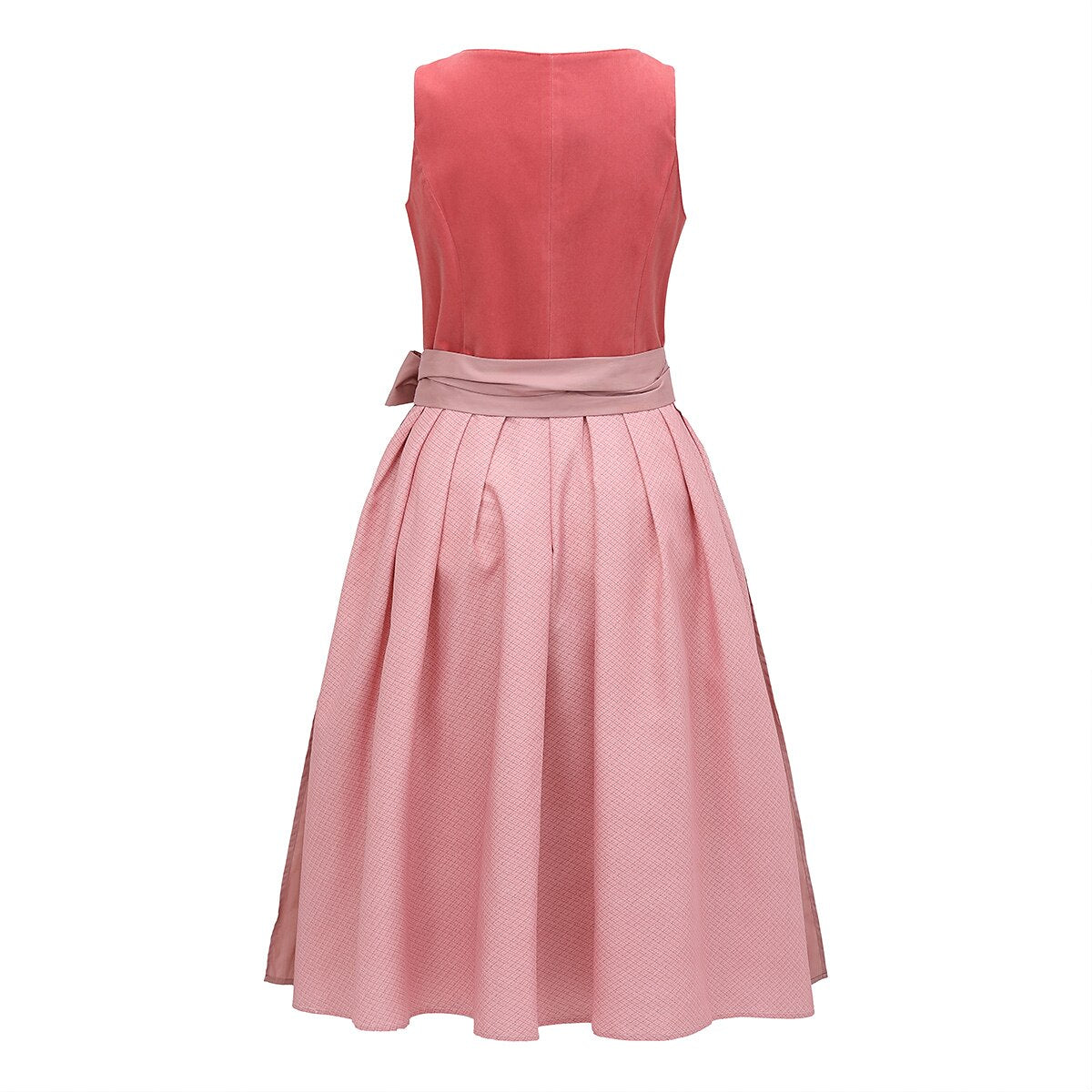 Doris | Damen Alpen-Dirndl Midi Kleid für Oktoberfest