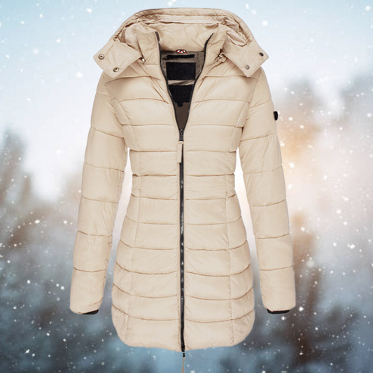 Viviane | Kapuzen Steppjacke mit Reißverschluss Damen