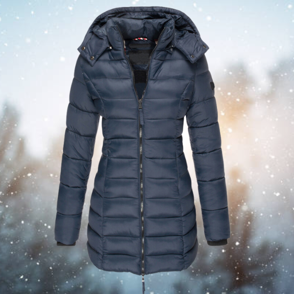 Viviane | Kapuzen Steppjacke mit Reißverschluss Damen
