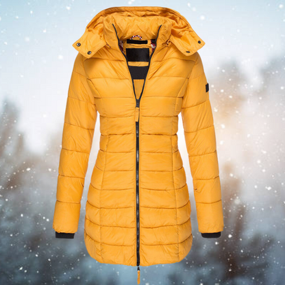 Viviane | Kapuzen Steppjacke mit Reißverschluss Damen
