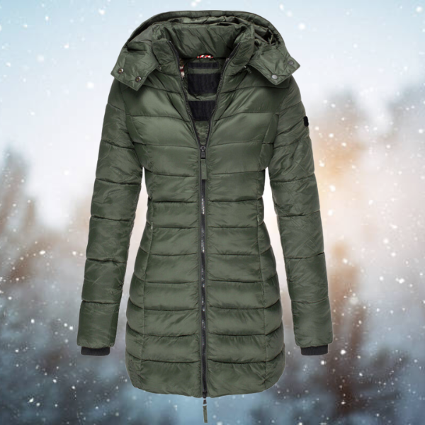 Viviane | Kapuzen Steppjacke mit Reißverschluss Damen