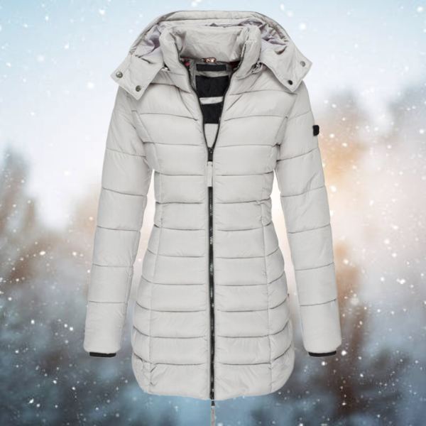 Viviane | Kapuzen Steppjacke mit Reißverschluss Damen