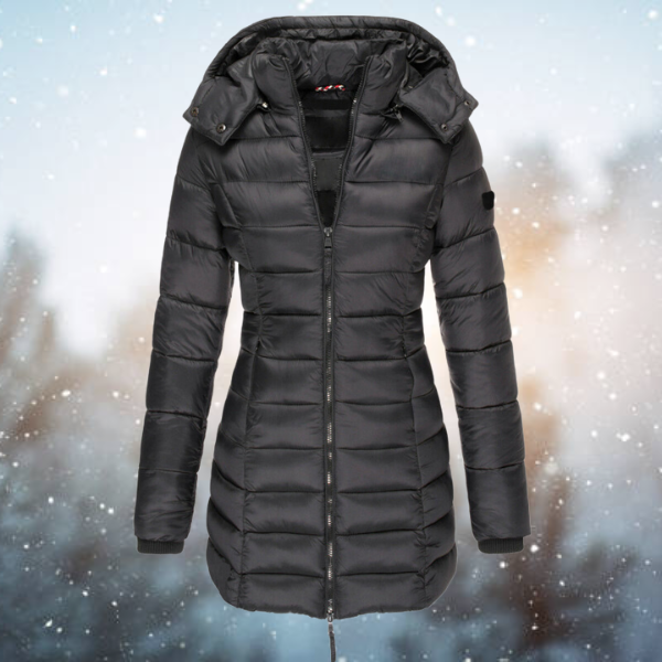 Viviane | Kapuzen Steppjacke mit Reißverschluss Damen