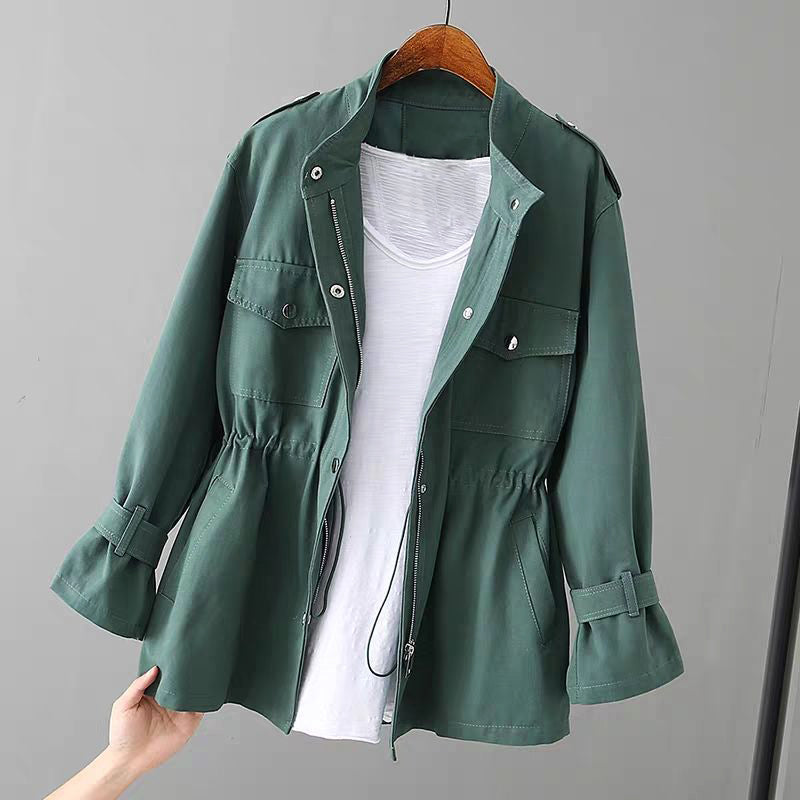 Bettina | Schicke Damen Utility-Jacke mit Reißverschluss
