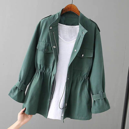 Bettina | Schicke Damen Utility-Jacke mit Reißverschluss