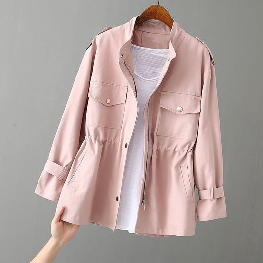 Bettina | Schicke Damen Utility-Jacke mit Reißverschluss