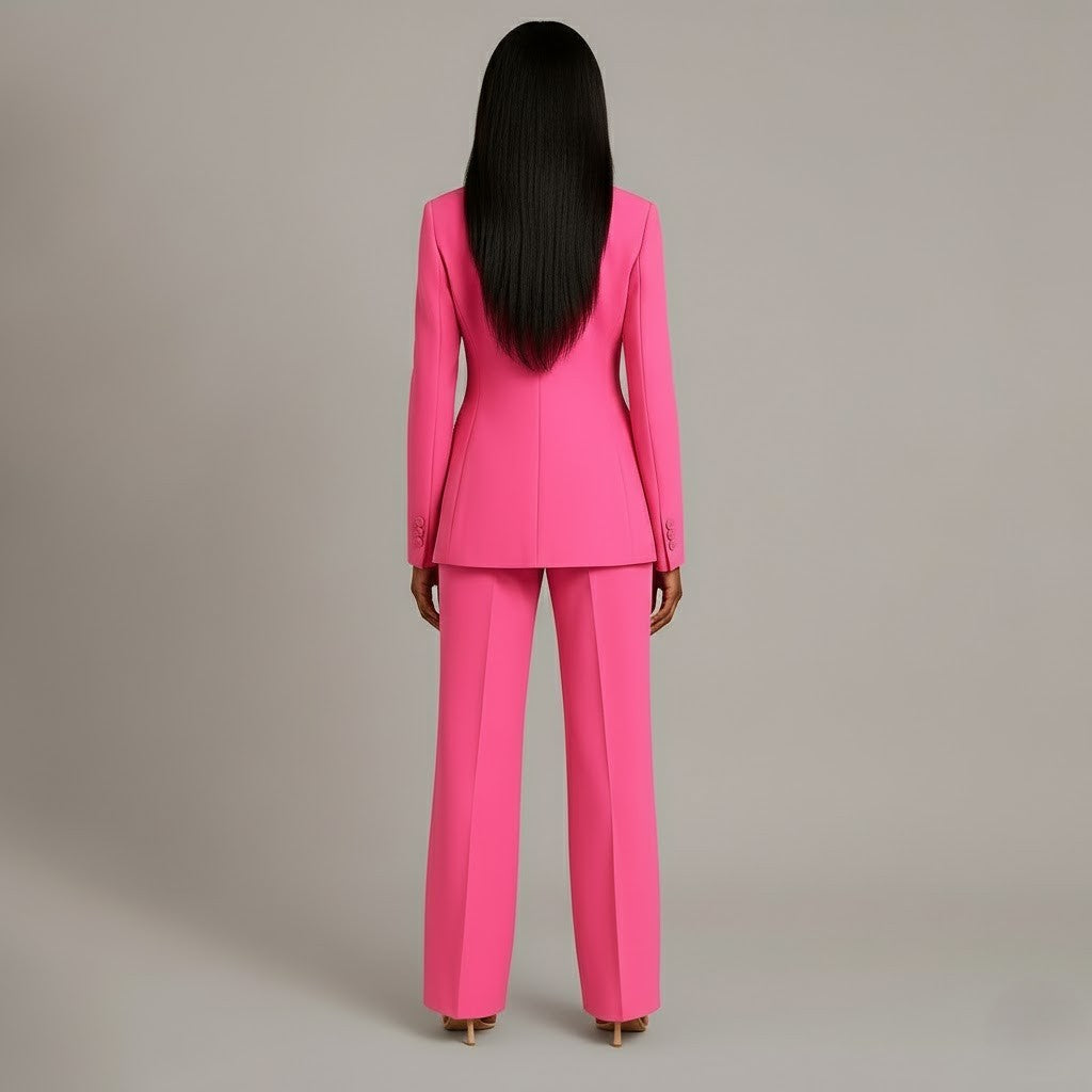 Selina | Schickes Formelles Anzugset Mit Maßgeschneidertem Langem Blazer Für Damen