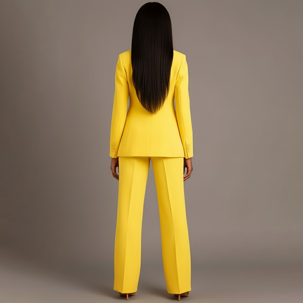 Selina | Schickes Formelles Anzugset Mit Maßgeschneidertem Langem Blazer Für Damen