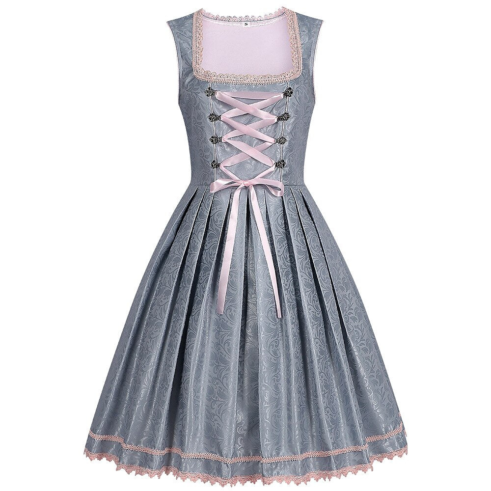 Emilia | Damen Besticktes Spitzen-Dirndl für Oktoberfest