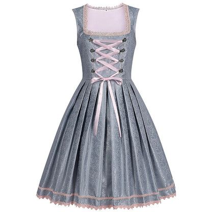 Emilia | Damen Besticktes Spitzen-Dirndl für Oktoberfest