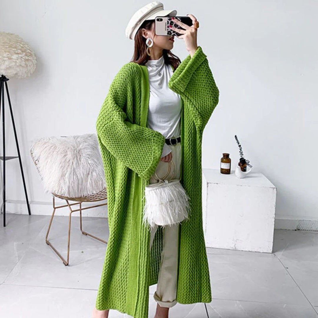 Anke | Grobstrick Cardigan für Damen Schichtung