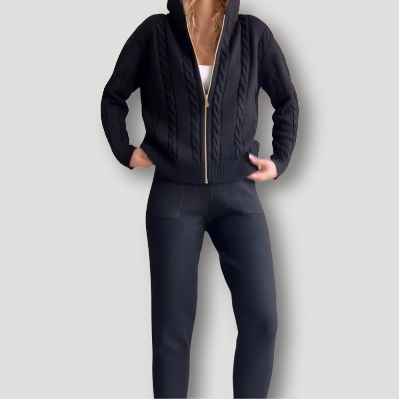 Regine | Damen Winter Trainingsanzug mit Kapuze