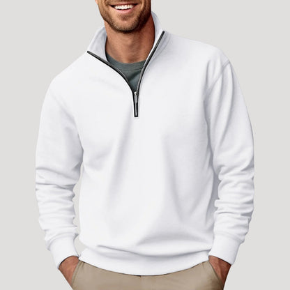 Tobias | Herren Freizeit Halb-Zip Pullover Sweatshirt