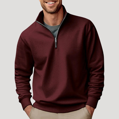 Tobias | Herren Freizeit Halb-Zip Pullover Sweatshirt
