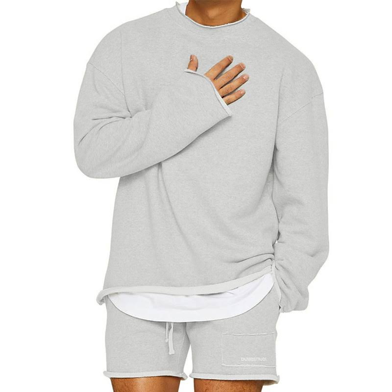 Stefan | Herren Zweiteiliges Lounge Sweatshirt- und Shorts-Set