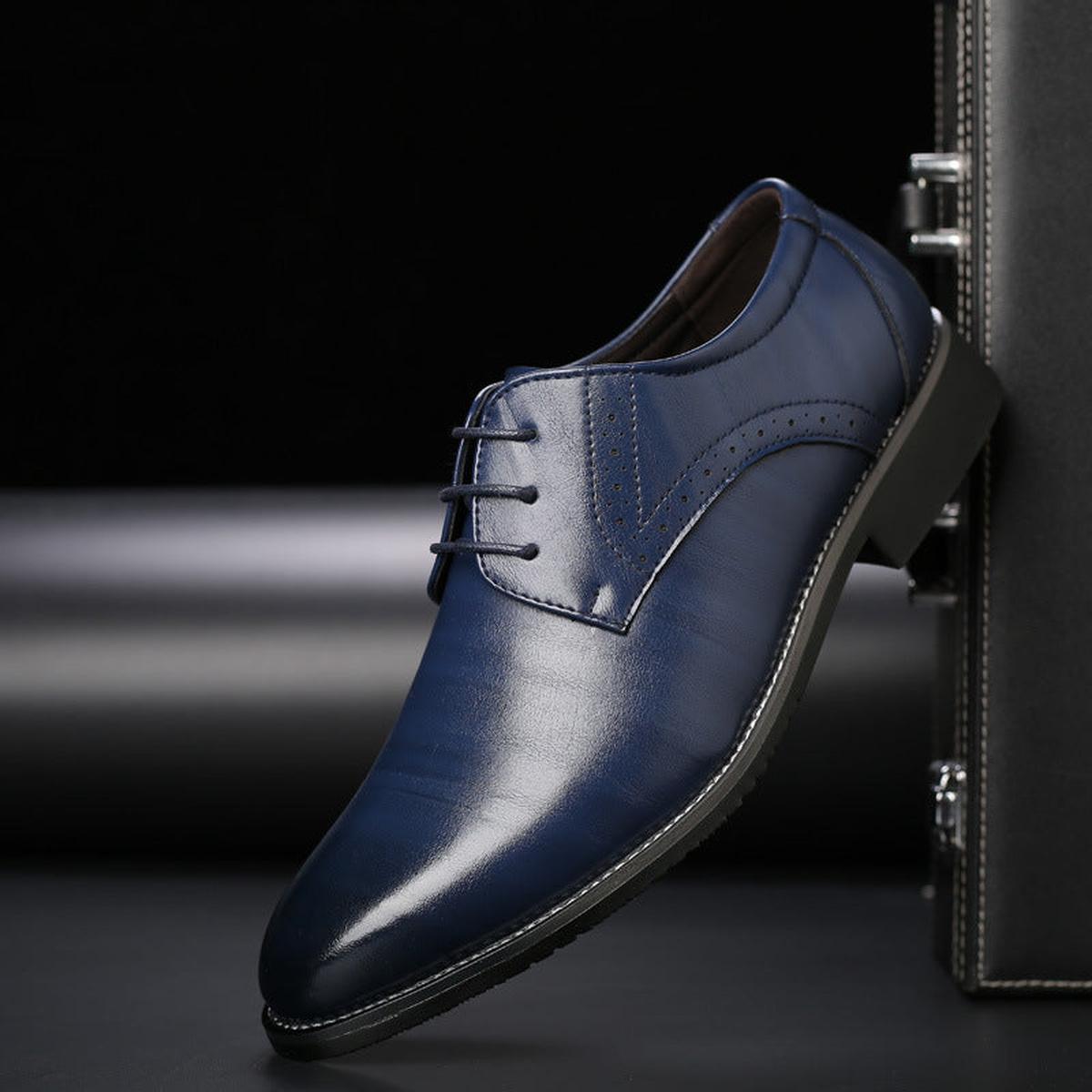 Heinrich | Herren Klassische Elegante Derby-Business-Schuhe
