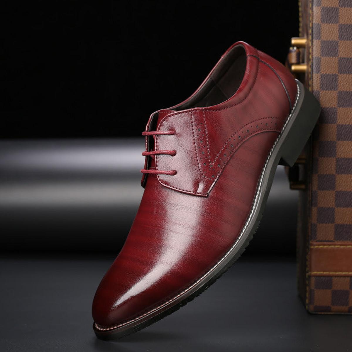 Heinrich | Herren Klassische Elegante Derby-Business-Schuhe