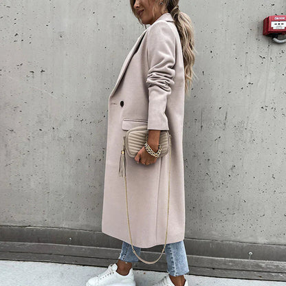 Sabina | Damen Winter Doppelreihiger Mantel