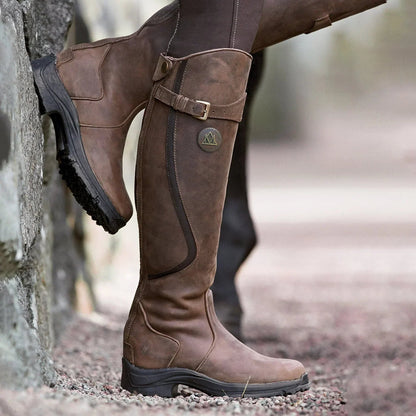 Britta | Damen Winter Reitstiefel kniehoch
